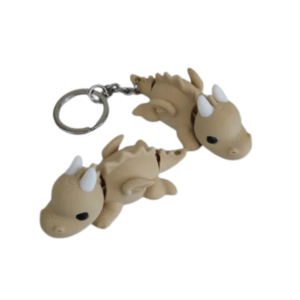 Cute Dragon Mini Flexi Keychain