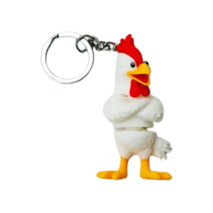 Mini Flexi Rooster Keychain Articulated