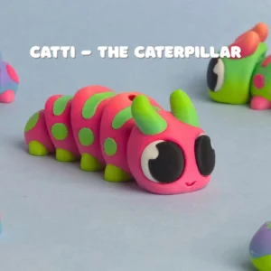 Meet Catti – our adorable caterpillar! 🐛